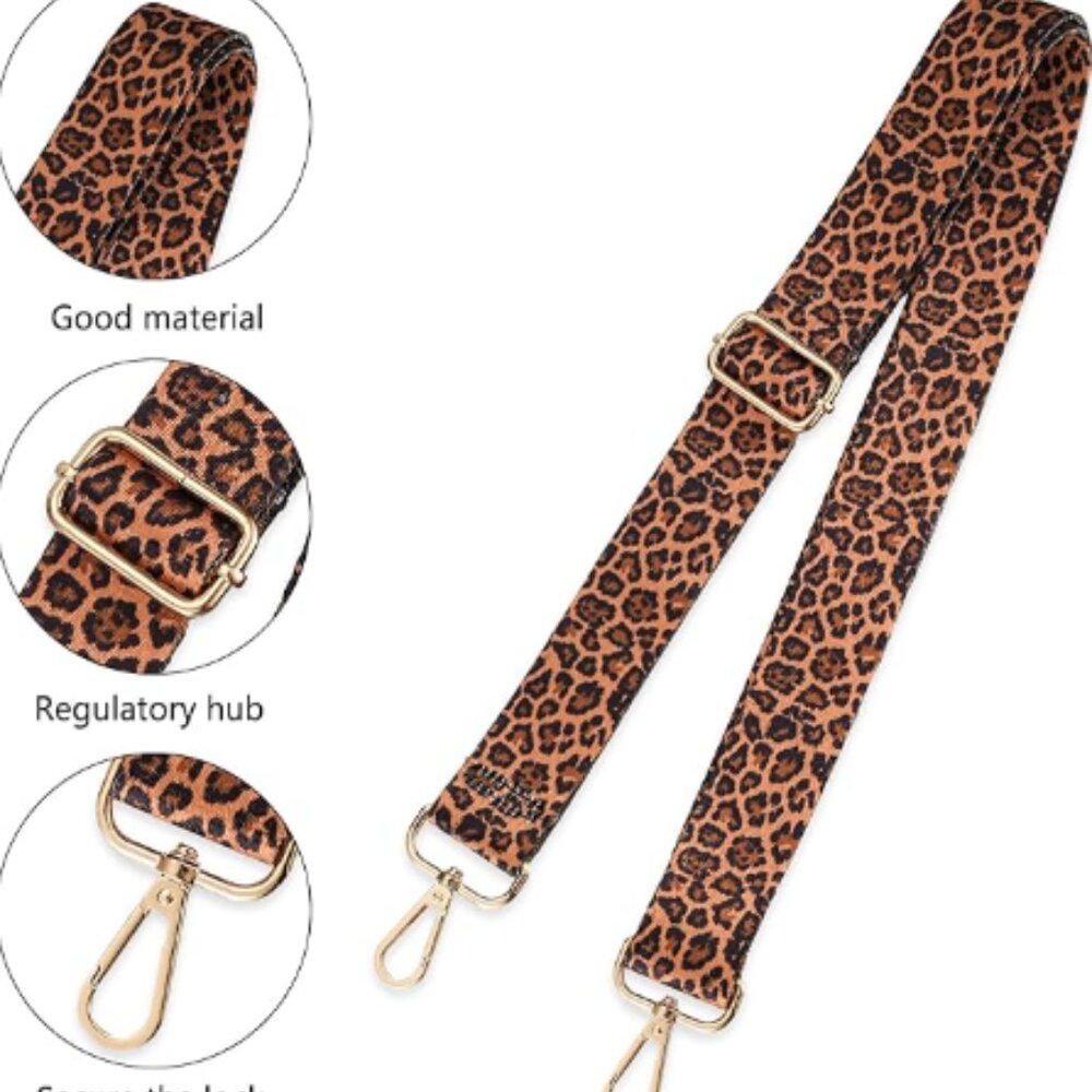 Leopard Shoulder Strap Adjustable Bag Strap For your Purse - Picture 2 of 5